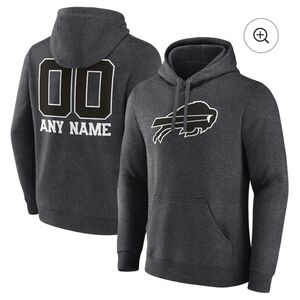 NWT Buffalo Bills Dalton Kincaid 86 Hoodie Charcoal Med